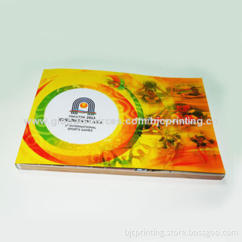 A4 creative catalogue printing, embossing on cover, coated art paper